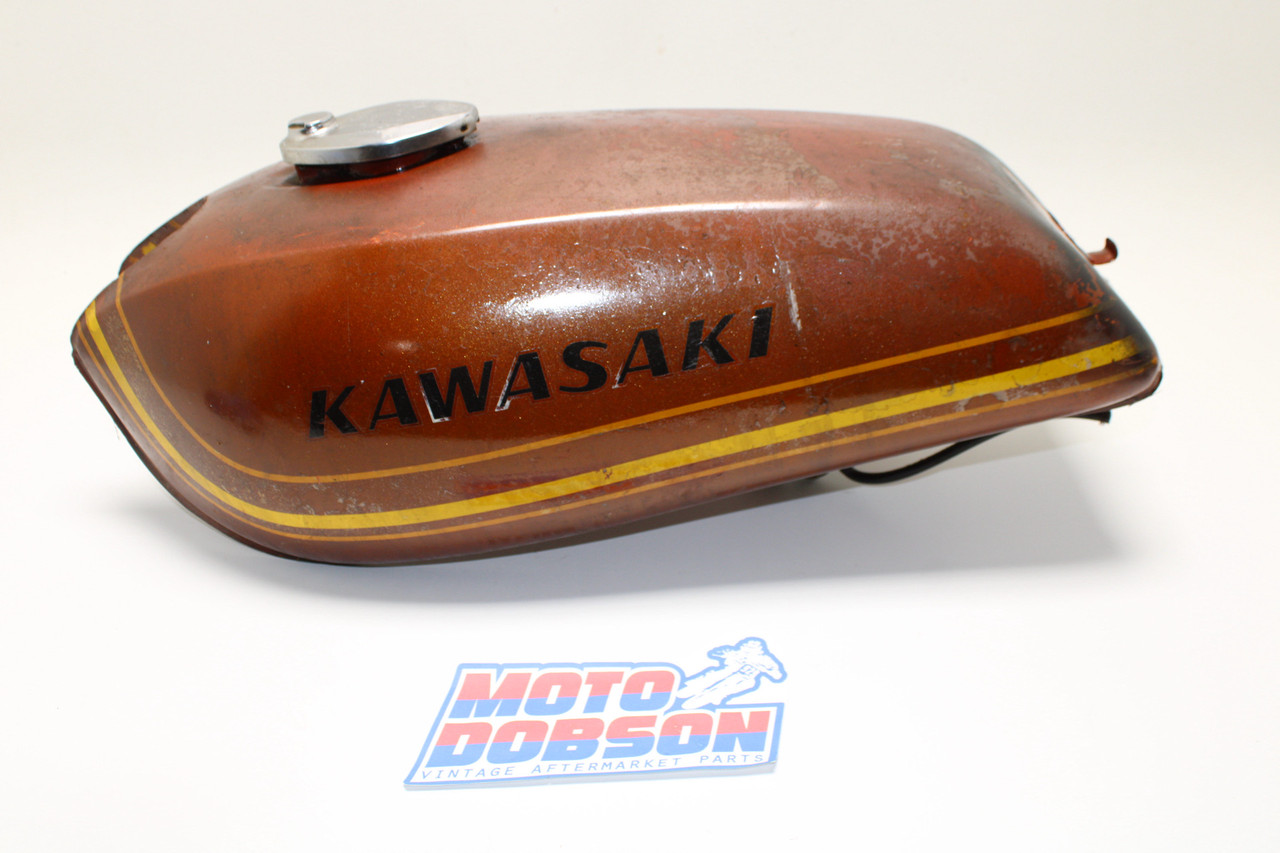 Kawasaki H1 Mach III 500 Fuel Tank orange Fuel Cap 51048-012 No key