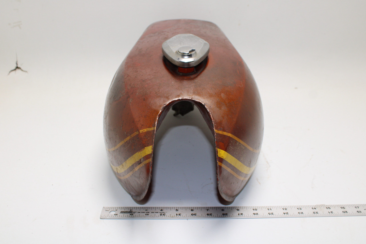 Kawasaki H1 Mach III 500 Fuel Tank orange Fuel Cap 51048-012 No key