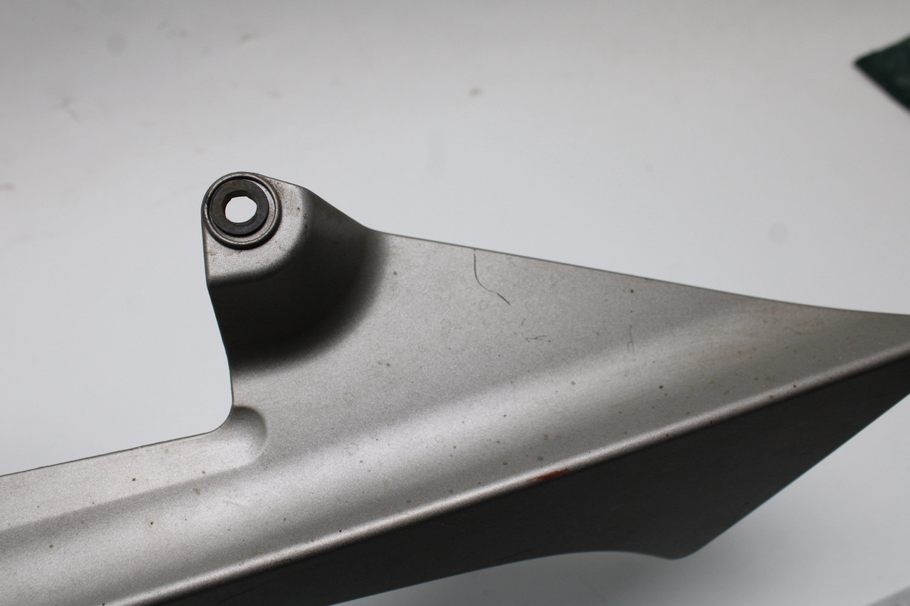 Honda CRB600RR 2003-2004 OEM Lower Cowl Silver 64452-MEEA-LH