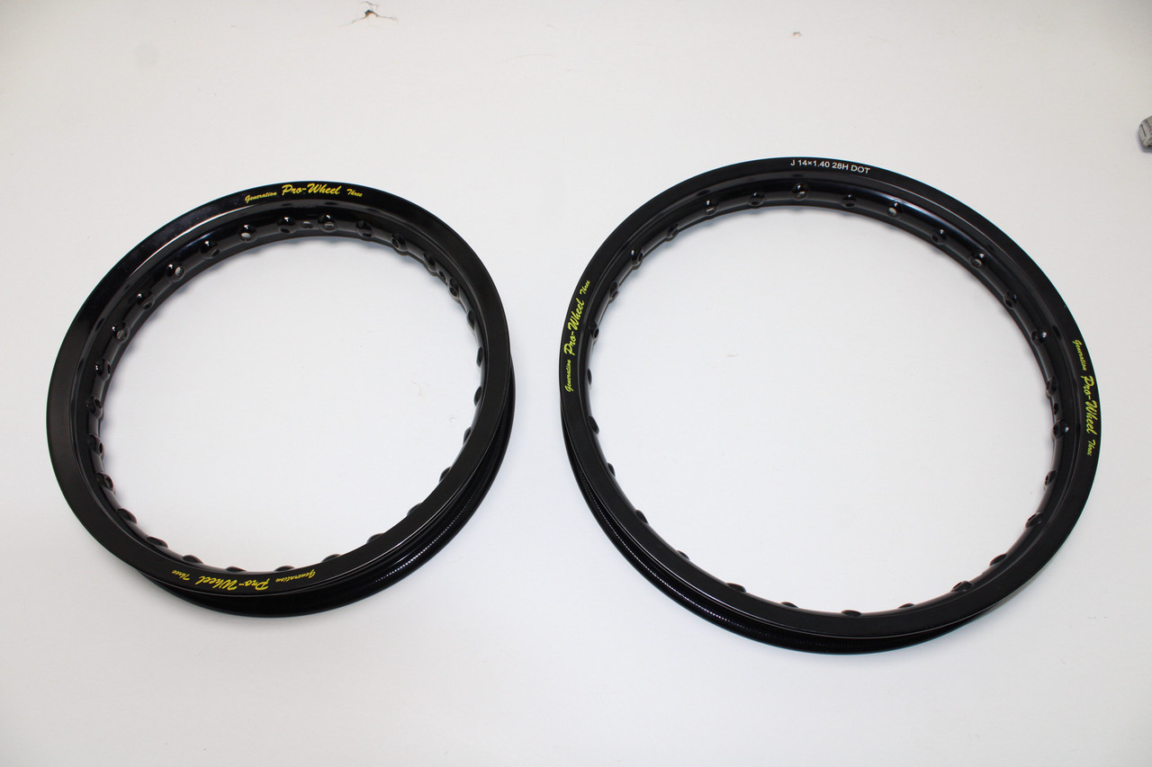 Suzuki Kawasaki RM KX 65 Front Rear Rim Spokes Pro Wheel