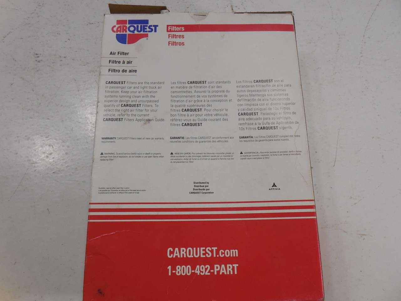 Carquest Air Filter R87385