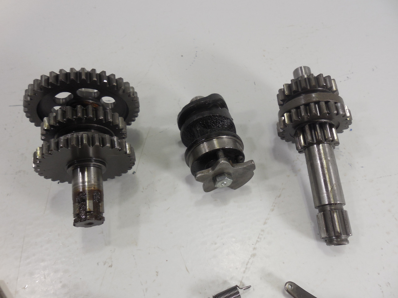 Honda MR50 Transmission, Main Shaft Counter Shaft Shift Forks gears
