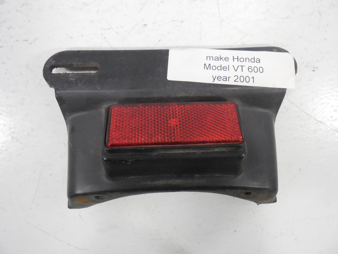 Honda VT600CD 2001 Shadow License Plate Holder Reflector rear Fender Tail Light