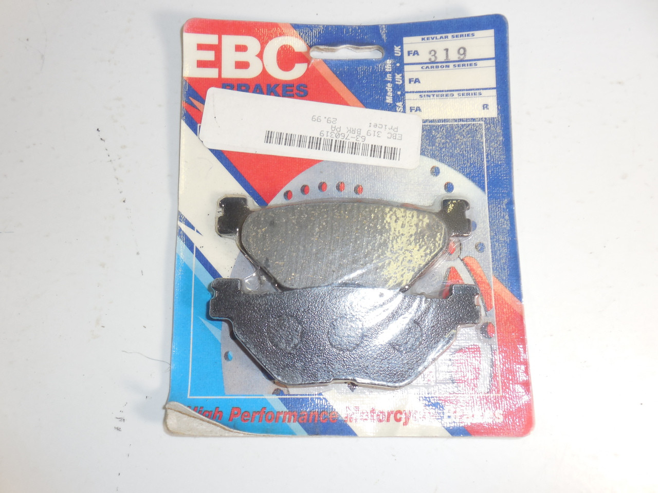 EBC Brake Pads FA319/2 03-13 YAMAHA XVS FJR XV VMX 950 1300 1700 1900 XT 1200