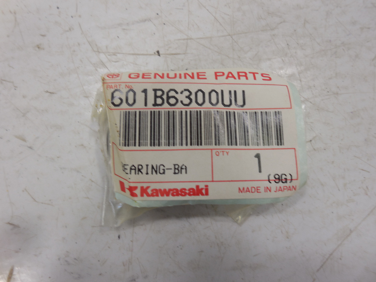 Kawasaki KX60 KLX110 601B6300UU BEARING-BALL,#6300UUC Front Wheel OEM