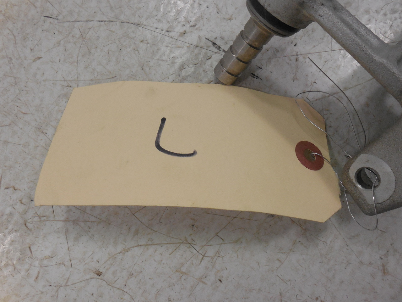 Aprilia Tuono 2007  AP8154071  Left Rear Foot Rest Bracket Peg OEM