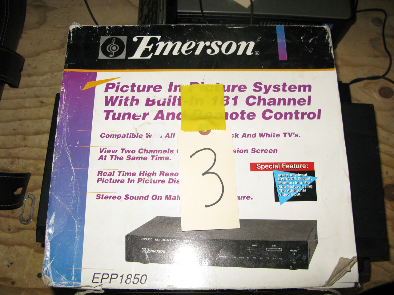 Emerson EPP1850 Picture in Picture Tuner *Original Box*