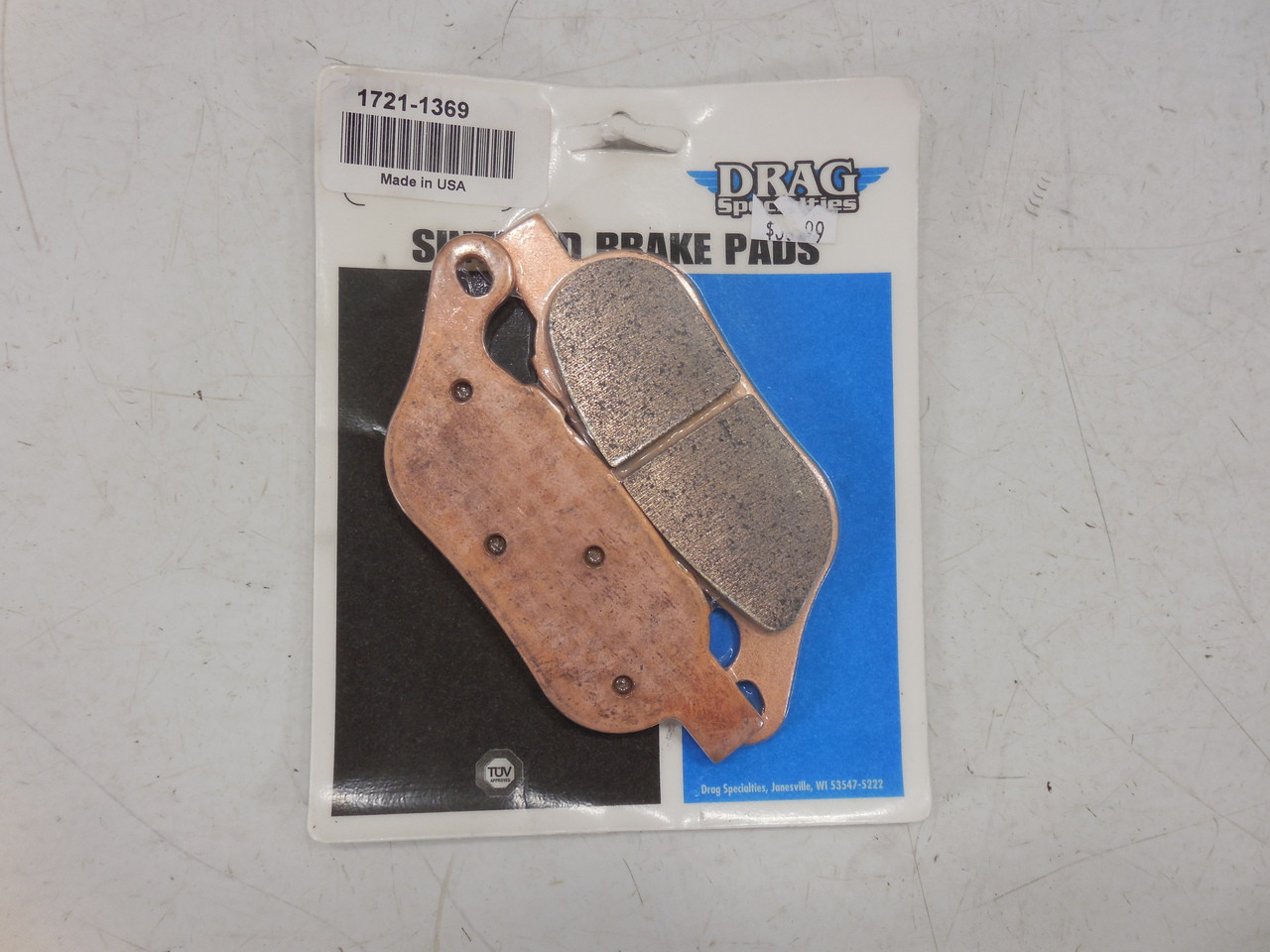 Harley-Davidson heritage softail fat boy Drag Specialties sintered Rear Brake Pads 1721-1369