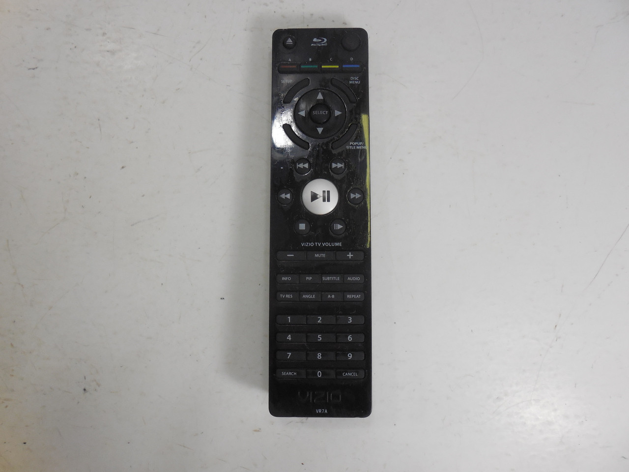 Vizio VR7 Blu-ray DVD Remote Control VBR333 VBR331 VBR220 VBR210 VBR120