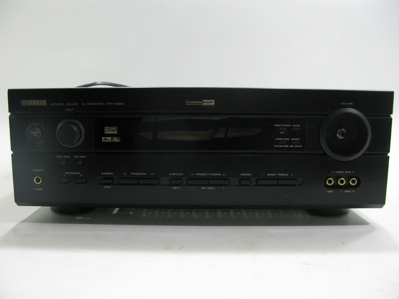 Yamaha HTR-5650 6.1 Digital Home Theater Receiver No Remote
