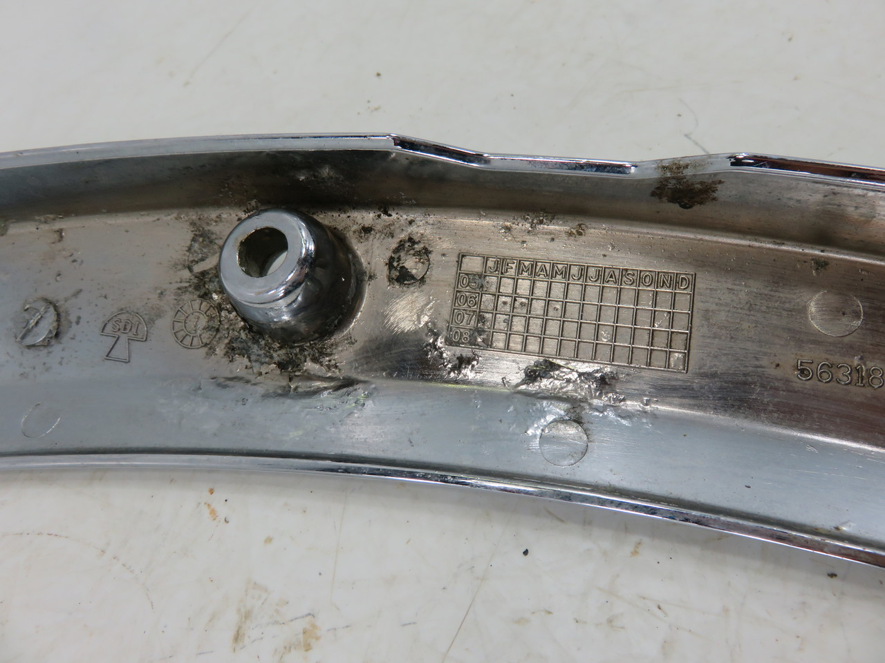 VICTORY KINGPIN VEGAS FRAME RAIL COVER CHROME 5631841 5631842