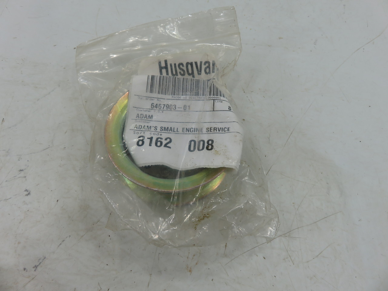 Husqvarna Genuine 5321734-37 Pulley Idler Flat Plated OEM