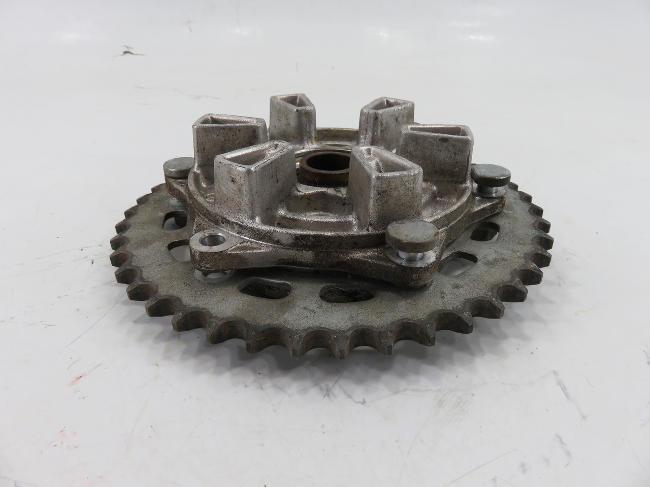 Honda CBR929 954 42615-MCF-000 FLANGE SUB-ASSY., RR. DRIVEN Sprocket Carrier