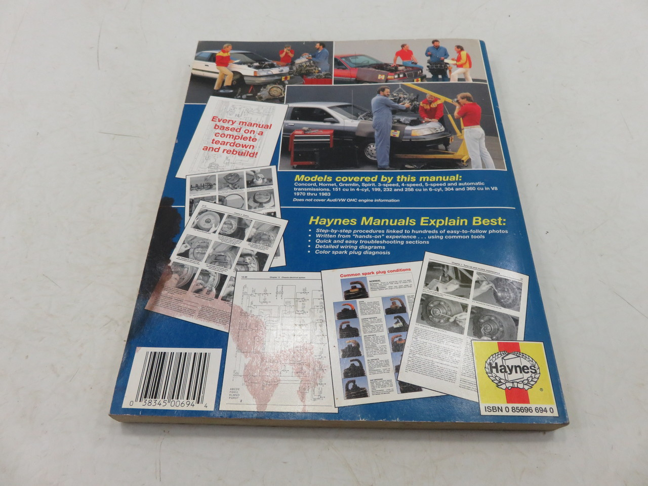 American Motors Midsize Models 1970/1983 Automotive Repair Manual Service Shop Haynes