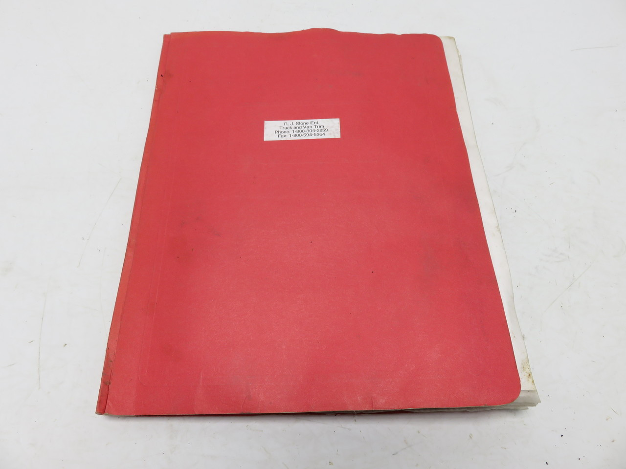 RJ Stone Enterprises Truck and Van Trim Salesman Samples RJ Stone Enterprises Truck and Van Trim Salesman Samples