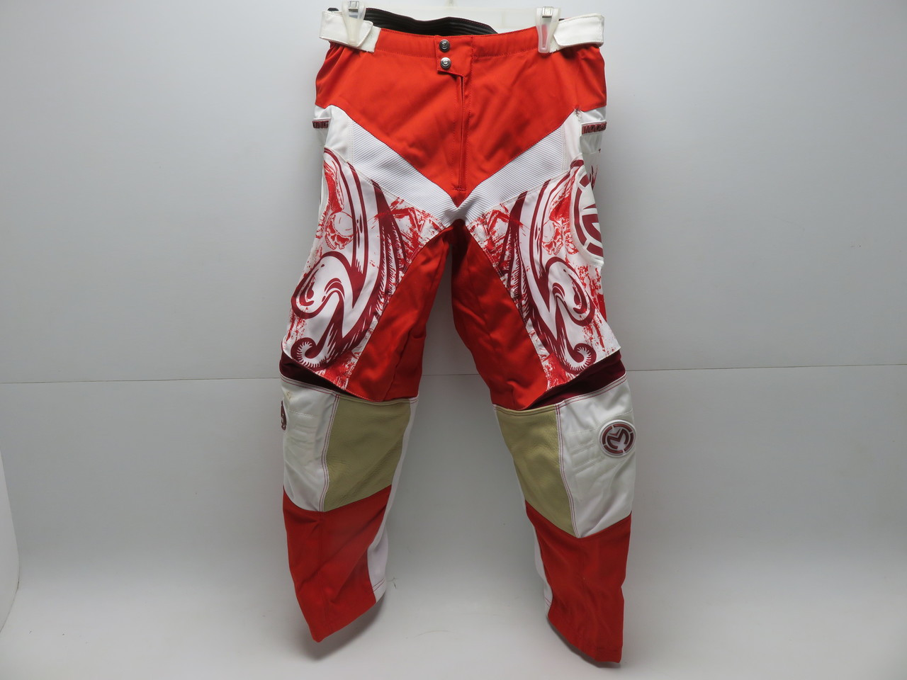 Moose Racing M1 Red Motorcross Off-Road Racing Pants Size 32 Red and White