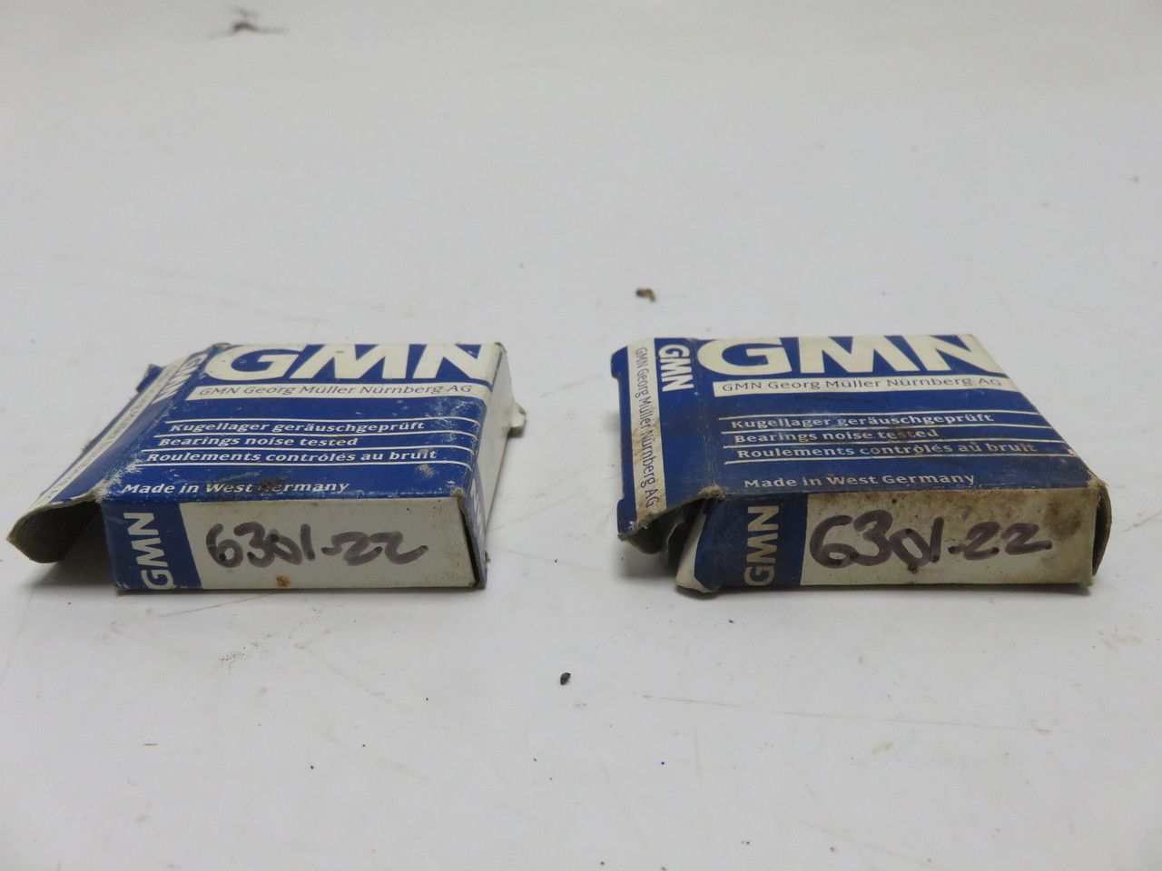 GMN 6301-ZZ Ball Bearing Sold As a Pair