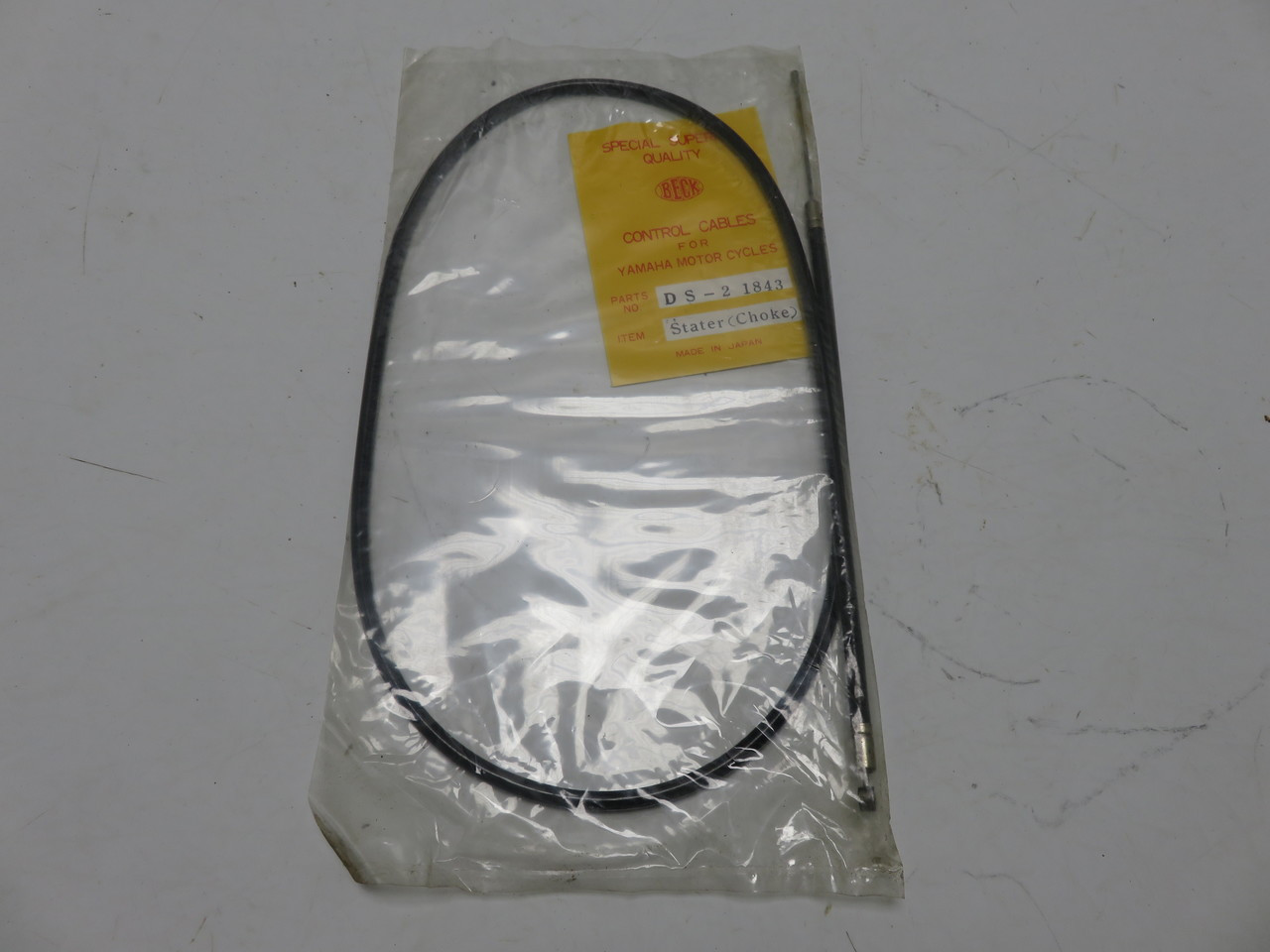 Yamaha DS2 Starter Cable Choke 1843