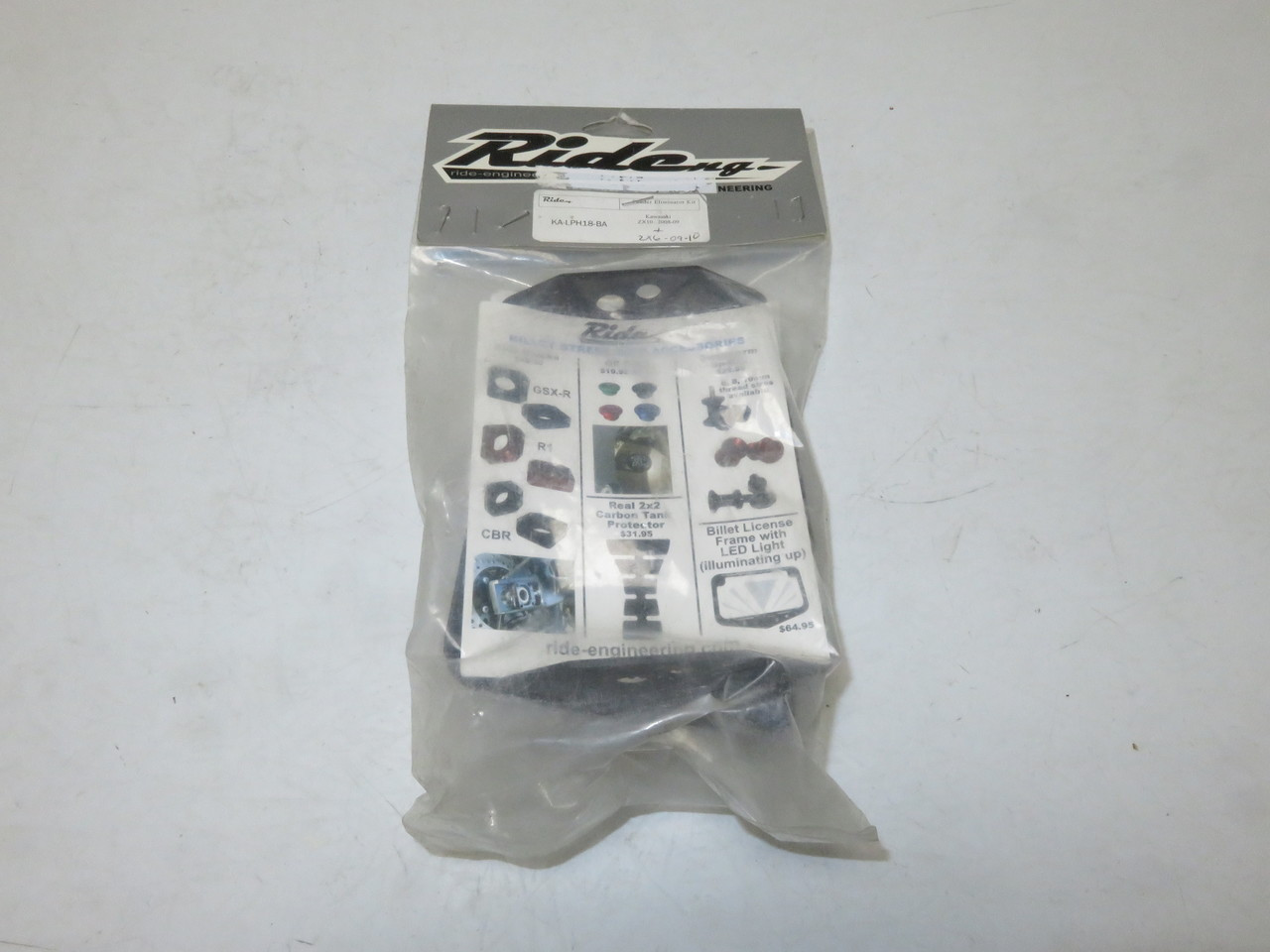 Kawasaki ZX10 2008 Rear Fender Eliminator Kit Ride Engineering KA-LPH18-BA