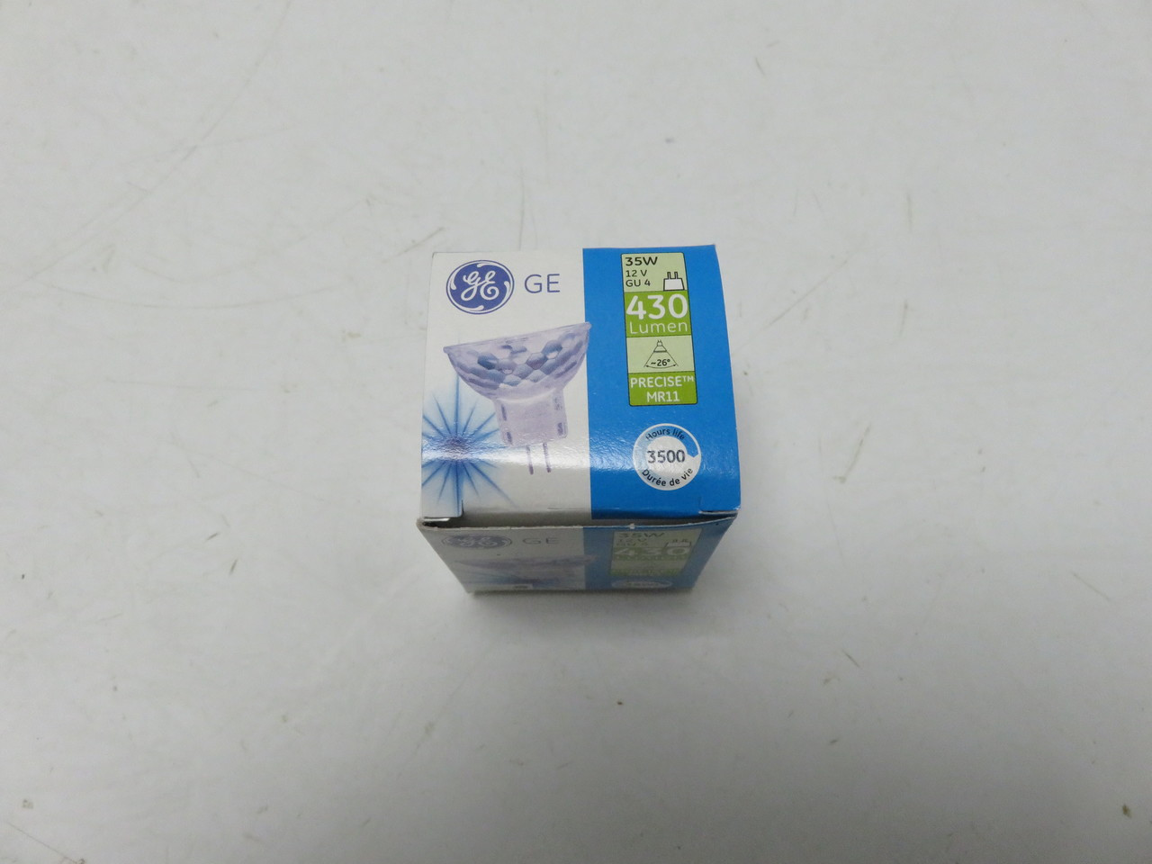 GE Lighting 35W Hallogen Light MR1,  2-Pin, 430 Lumens, 12V,  Color Temp. Light
