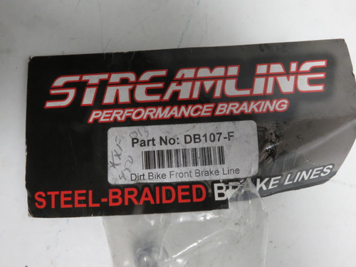 Suzuki Yamaha Kawasaki Honda Streamline KX RM YZ CR Front Brake Line DB107-F