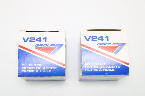 Group 7 V241 Spin on Oil Filter Package of 2