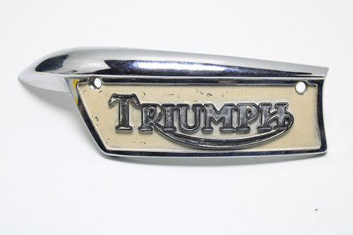 Triumph Late Style Gas Tank Badge LH 82-9701 1969-1979 T120 TR6 T140 T150