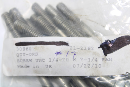 Triumph SCREW, 1/4 X 2 7/8 UH, UNC 21-2162