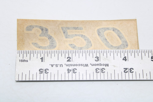 Kawasaki Mach II 1973-1972 56018-084 EMBLEM-L.H SIDE COVER