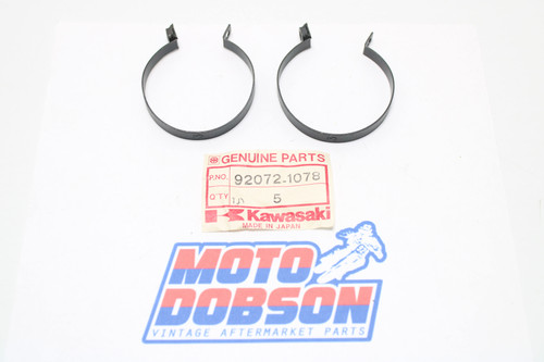 Kawasaki KX125 250 500 1982-1984 92072-1078 BAND Front Fork QTY of 2