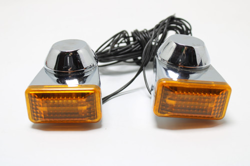 Harley-Davidson FX FLST 1986-1987 Chrome Axle Adjuster Lights Turn Signals DS195083