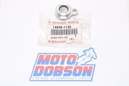 Kawasaki KX125 1992-1997 14090-1133 COVER,MAIN VALVE