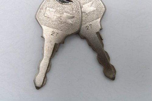 Kawasaki Key Number 27 Sold As a Pair