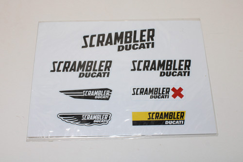 Ducati Scrambler 987691867 Scrambler Logo Sticker Mix