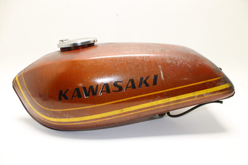 Kawasaki H1 Mach III 500 Fuel Tank orange Fuel Cap 51048-012 No key