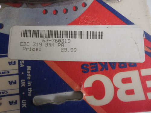 EBC Brake Pads FA319/2 03-13 YAMAHA XVS FJR XV VMX 950 1300 1700 1900 XT 1200