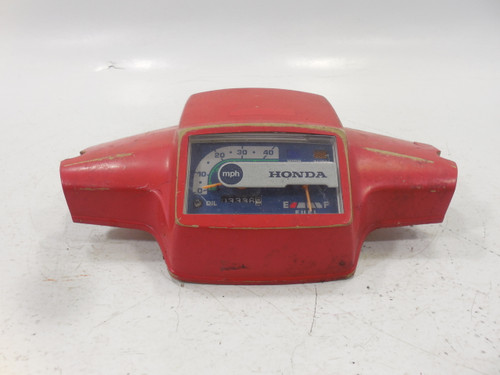Honda NQ 50 1984 speedometer  Odometer  Housing Red Gauges