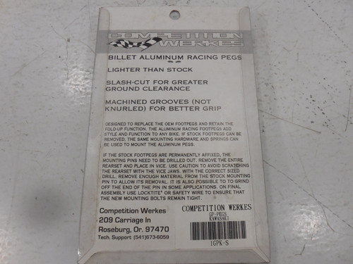 Lockhart Phillips GP Pegs Kawasaki ZX600 750 900 1100 L109-244 Foot Rest