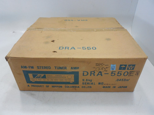 Denon DRA-550 AM/FM Stereo Tuner AMP *IN ORIGINAL BOX*