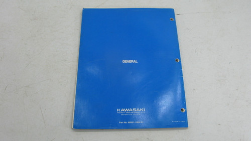 Kawasaki Motorcycle Assembly & Preparation Manual 99931-1064-01