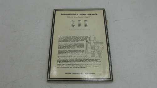 Kawasaki 250 350 twin 1966-1971 Service Repair Handbook Manual