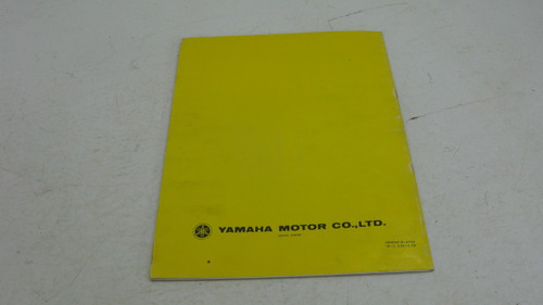 Yamaha XT500E Service Manual Supplementary LIT-11616-01-05