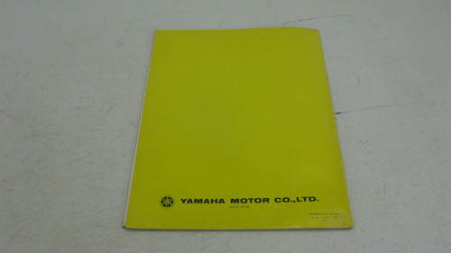 Yamaha X650SF 2F Service Manual Supplementary