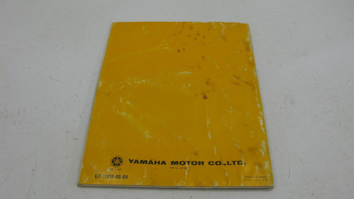 Yamaha XS500C Service Manual Supplementary  LIT-11616-00-08