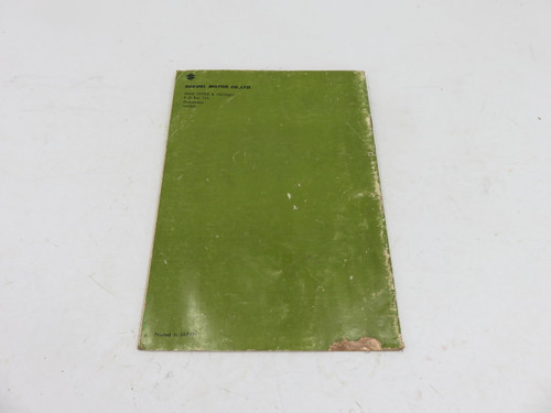 Suzuki 80 Shop Manual 1964