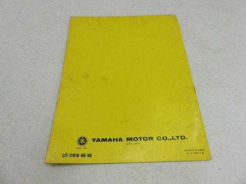 Yamaha XS360-2D Supplementary Service Manual