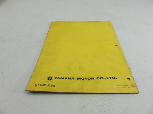 Yamaha XS750-2D Supplementary Service Manual LIT-11616-00-53S