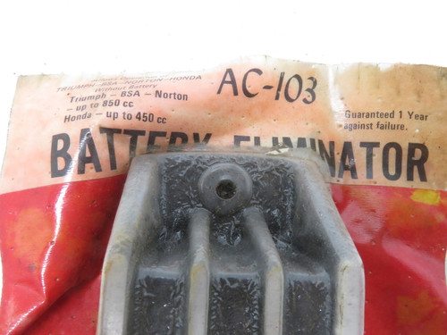 Triumph BSA Norton Honda AC-103 Battery Eliminator Regulator Vintage Motorcycle