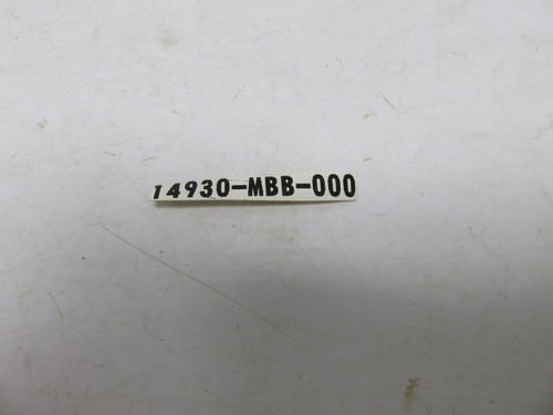 Honda 14930-MBB-000 SHIM, TAPPET (1.925) Genuine OEM