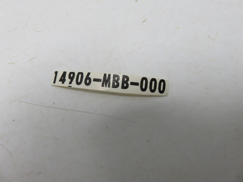 Honda 14906-MBB-000 SHIM, TAPPET (1.325) Genuine OEM